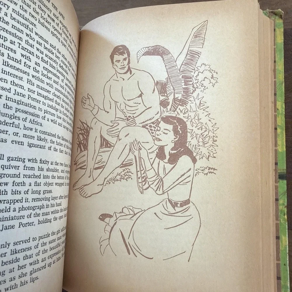 Edgar Rice Burroughs Tarzan Of The Apes Hardcover 1964 Vintage